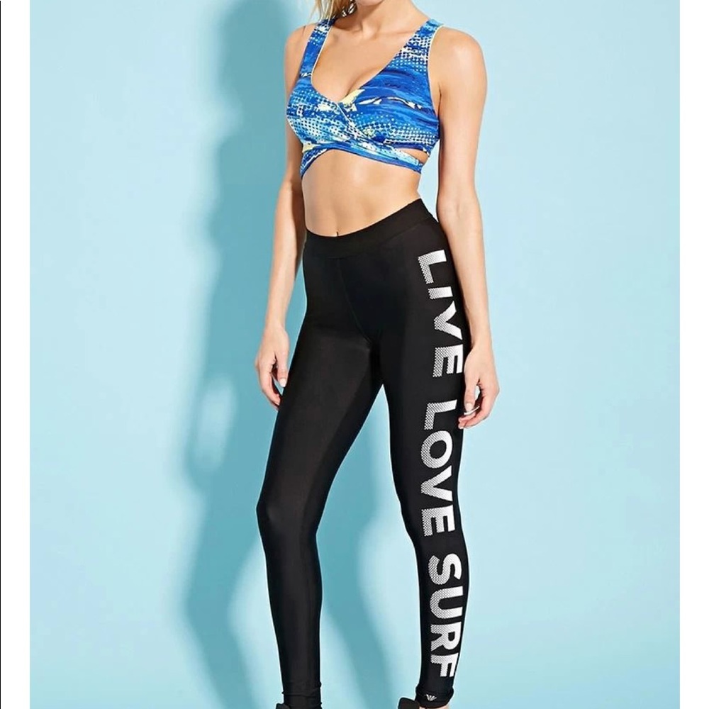 Live love surf work out leggings